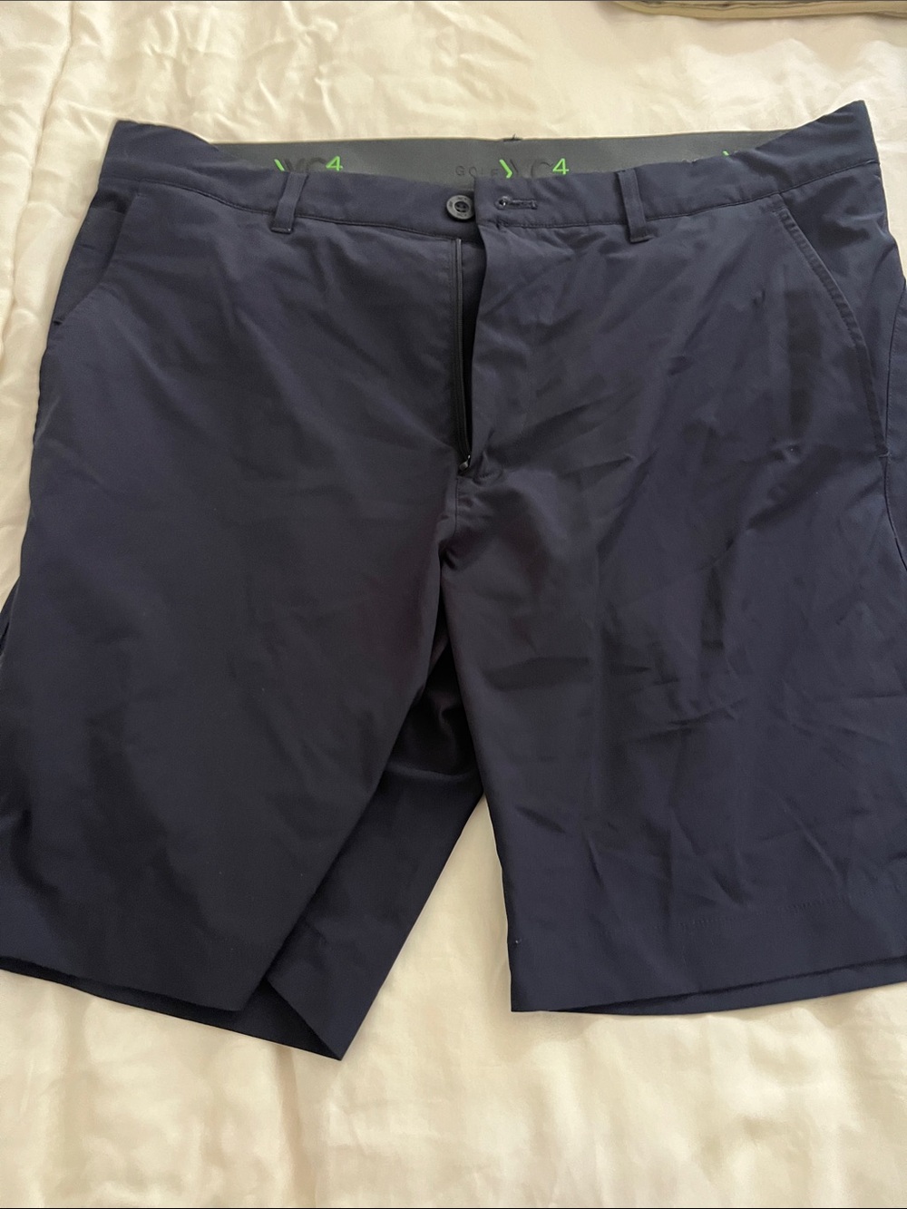Johnson and Murphy Men's Navy Performance Shorts Golf